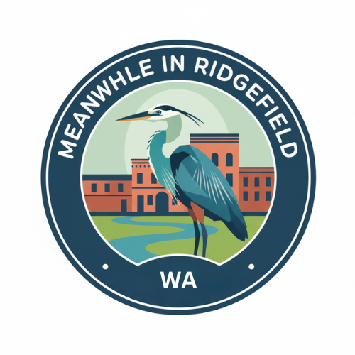 meanwhile in ridgefield wa logo