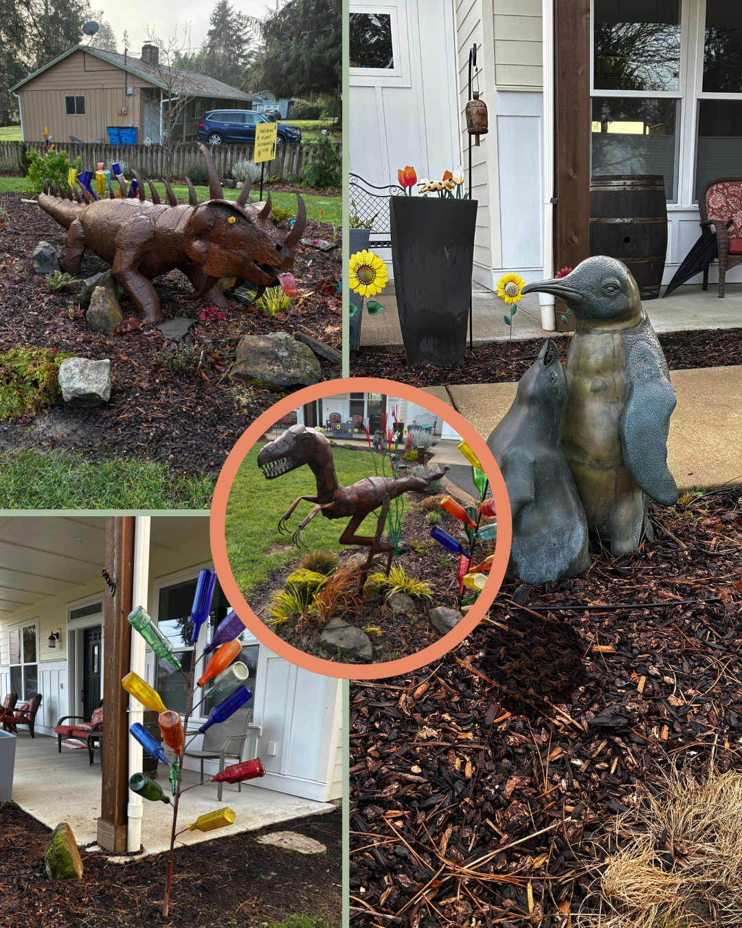 dinosaurs, penguins and ants