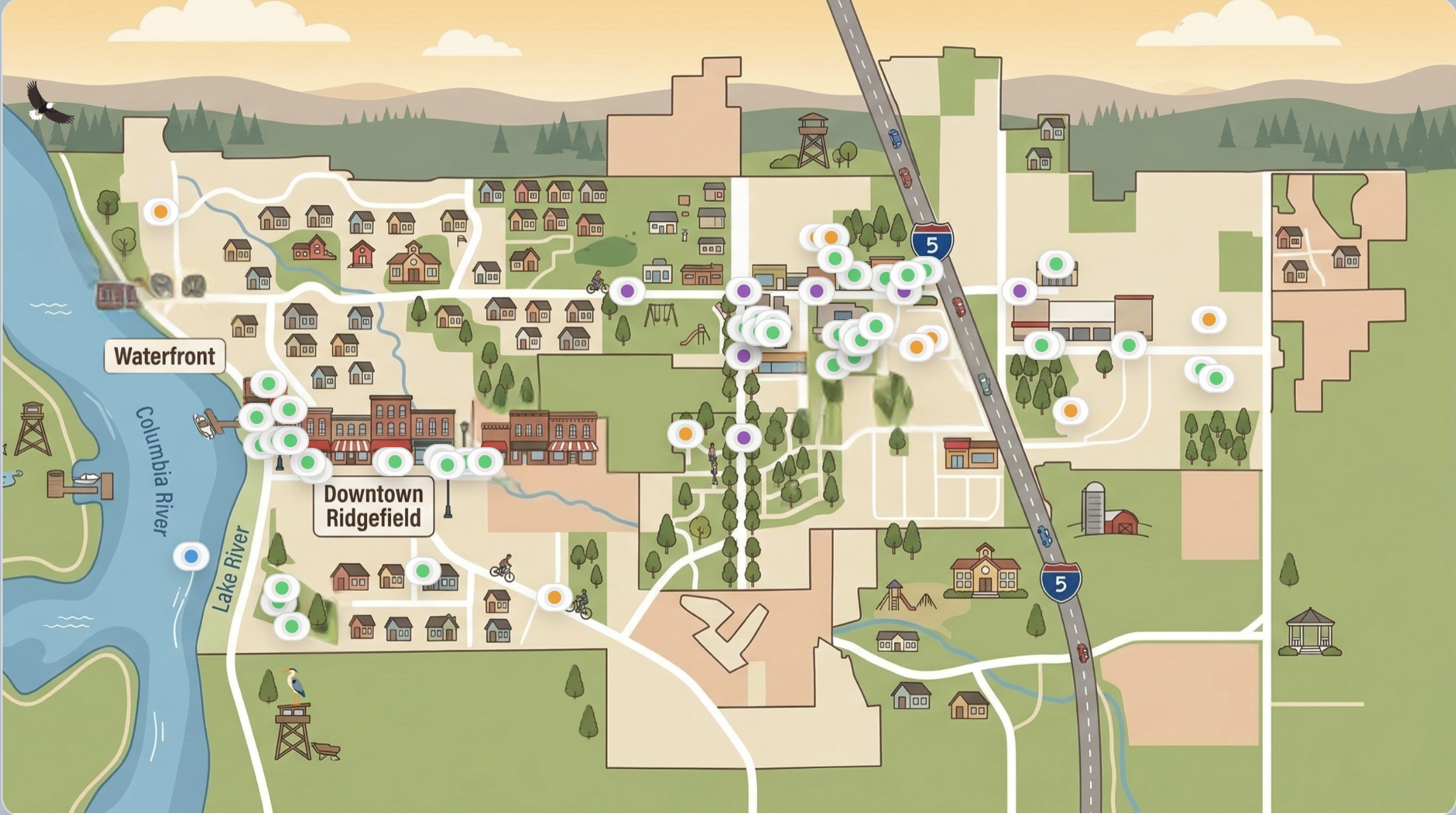 Ridgefield WA business and development tracker