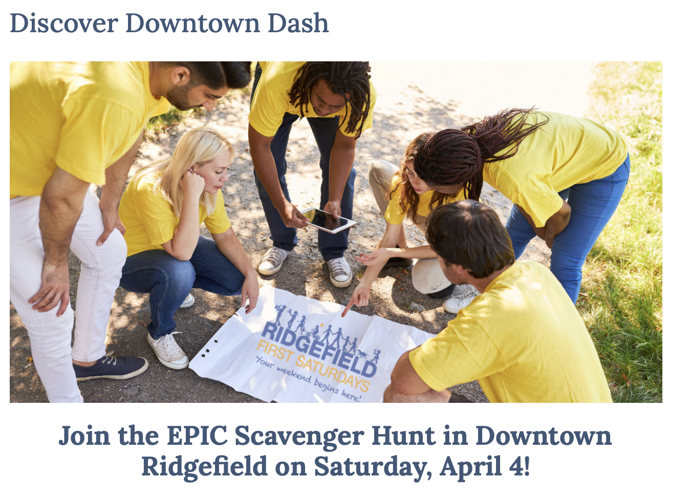 downtown dash in Ridgefield WA