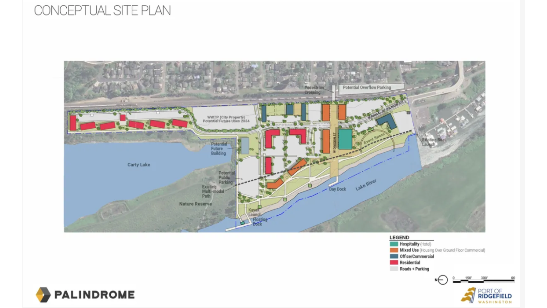 conceptual plan for waterfront development