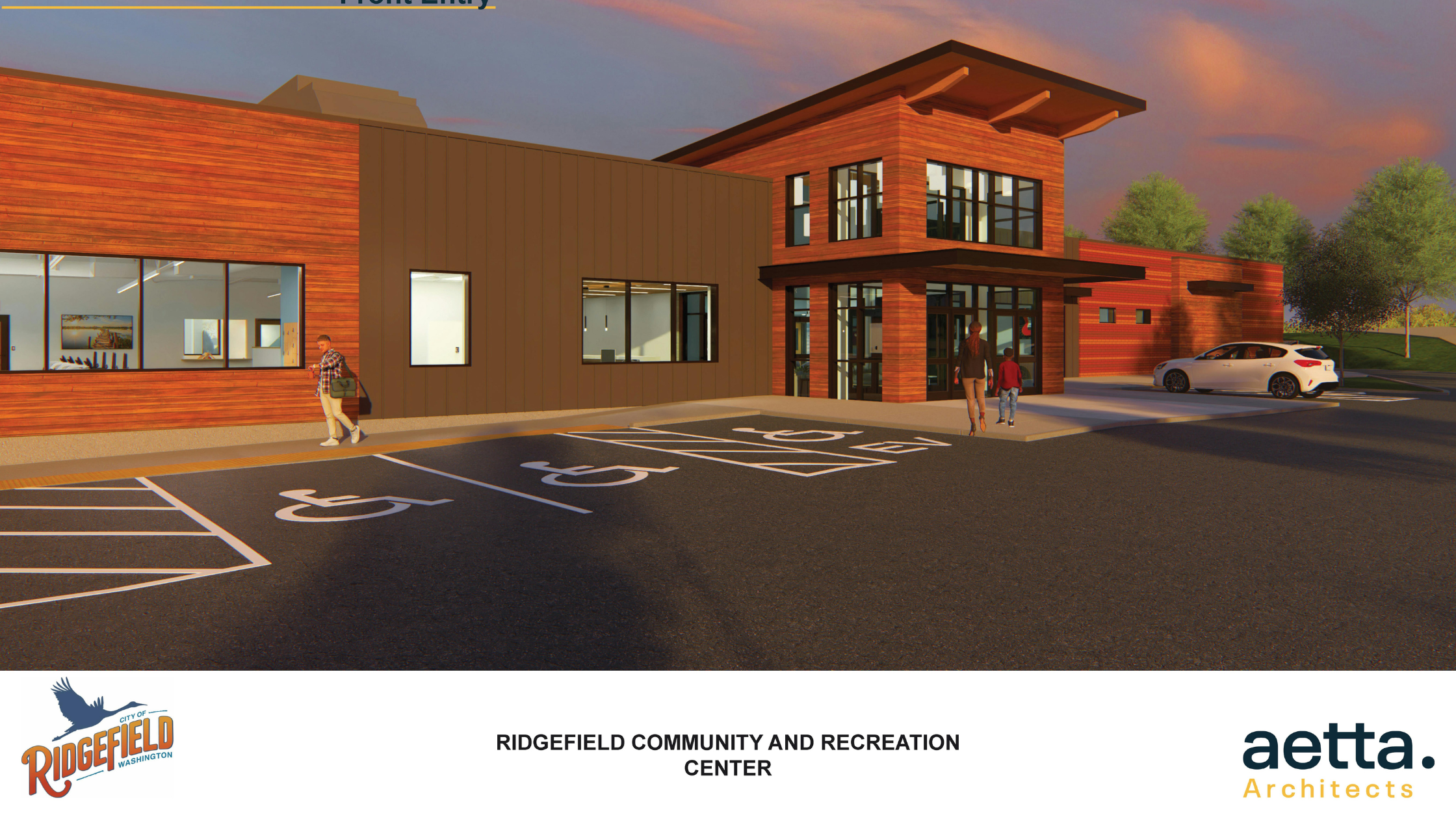 front of ridgefield community center