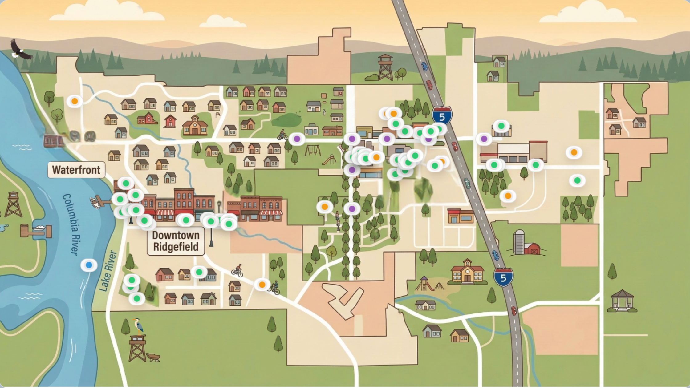 New development or construction in Ridgefield WA