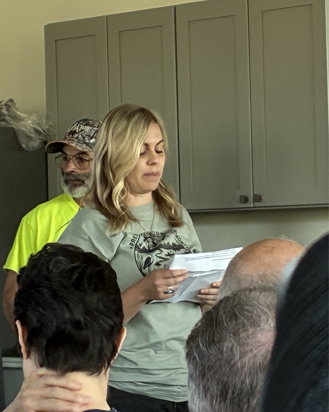 Wendy McIntyre speaking at the community forum