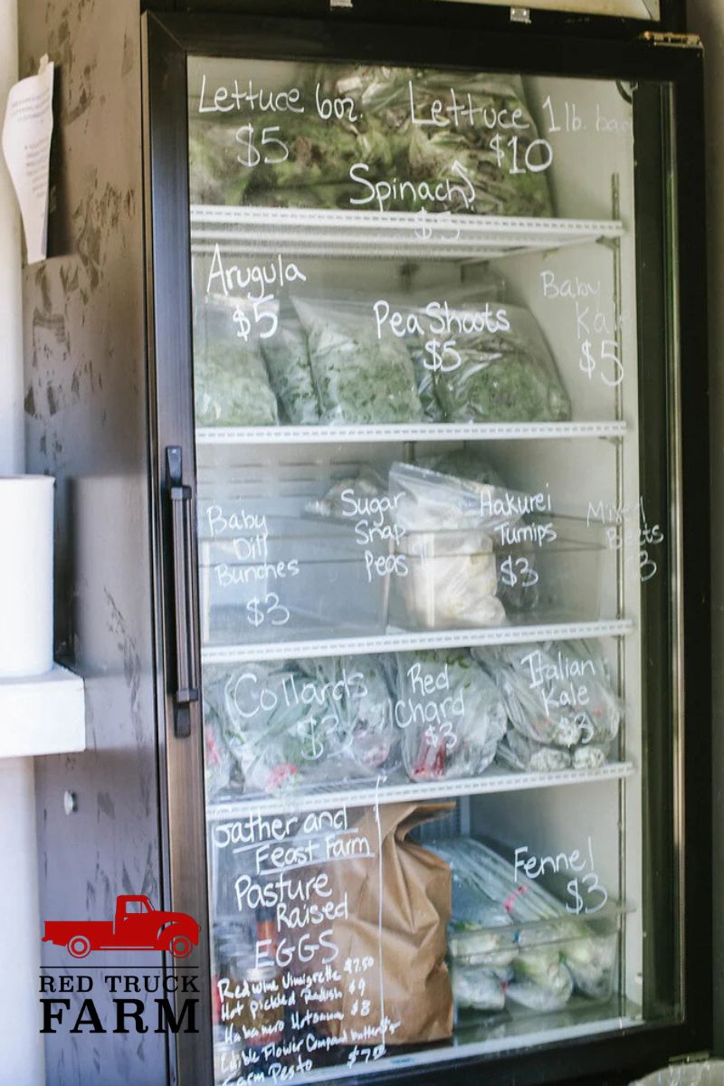 Roadside honor farm stand in Ridgefield, Washington
