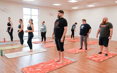 Inside The Yoga Ridge hot yoga studio in Ridgefield, Washington