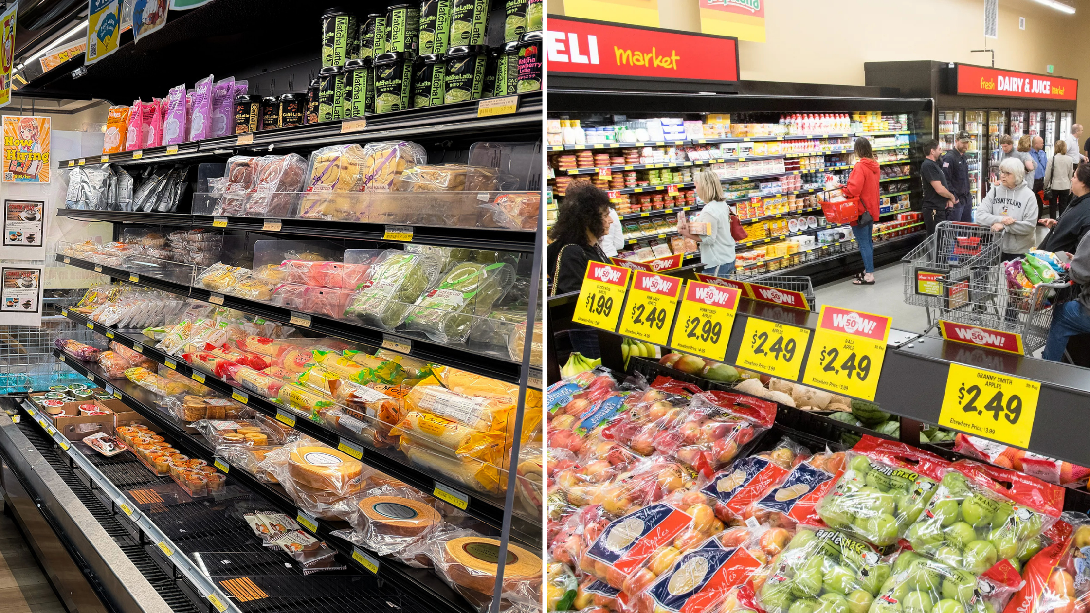 The new Grocery Outlet building and sign on Pioneer Street in Ridgefield, Washington