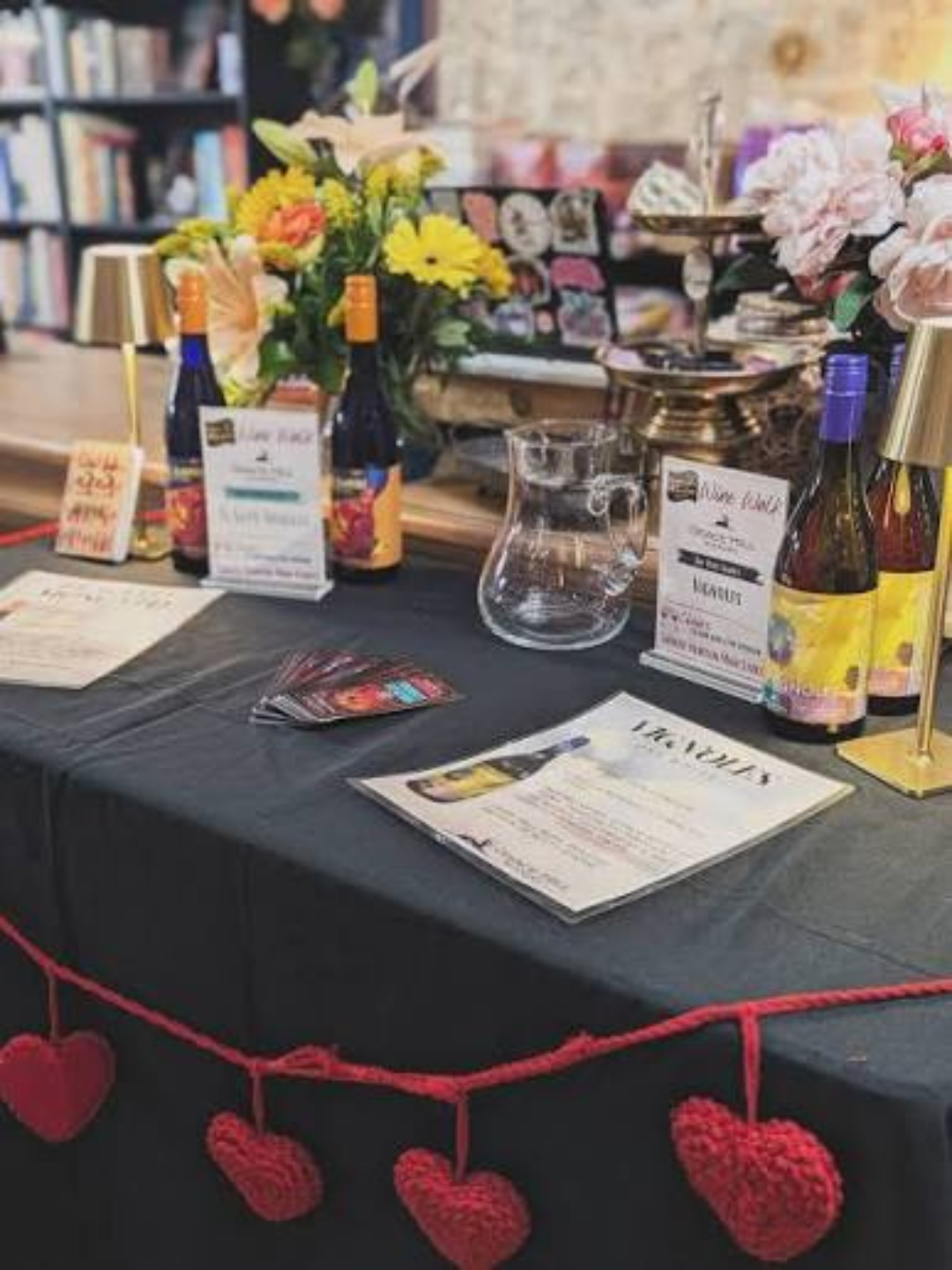 Readers seated quietly at Bethany Vineyard's tasting room during a Reading Night event