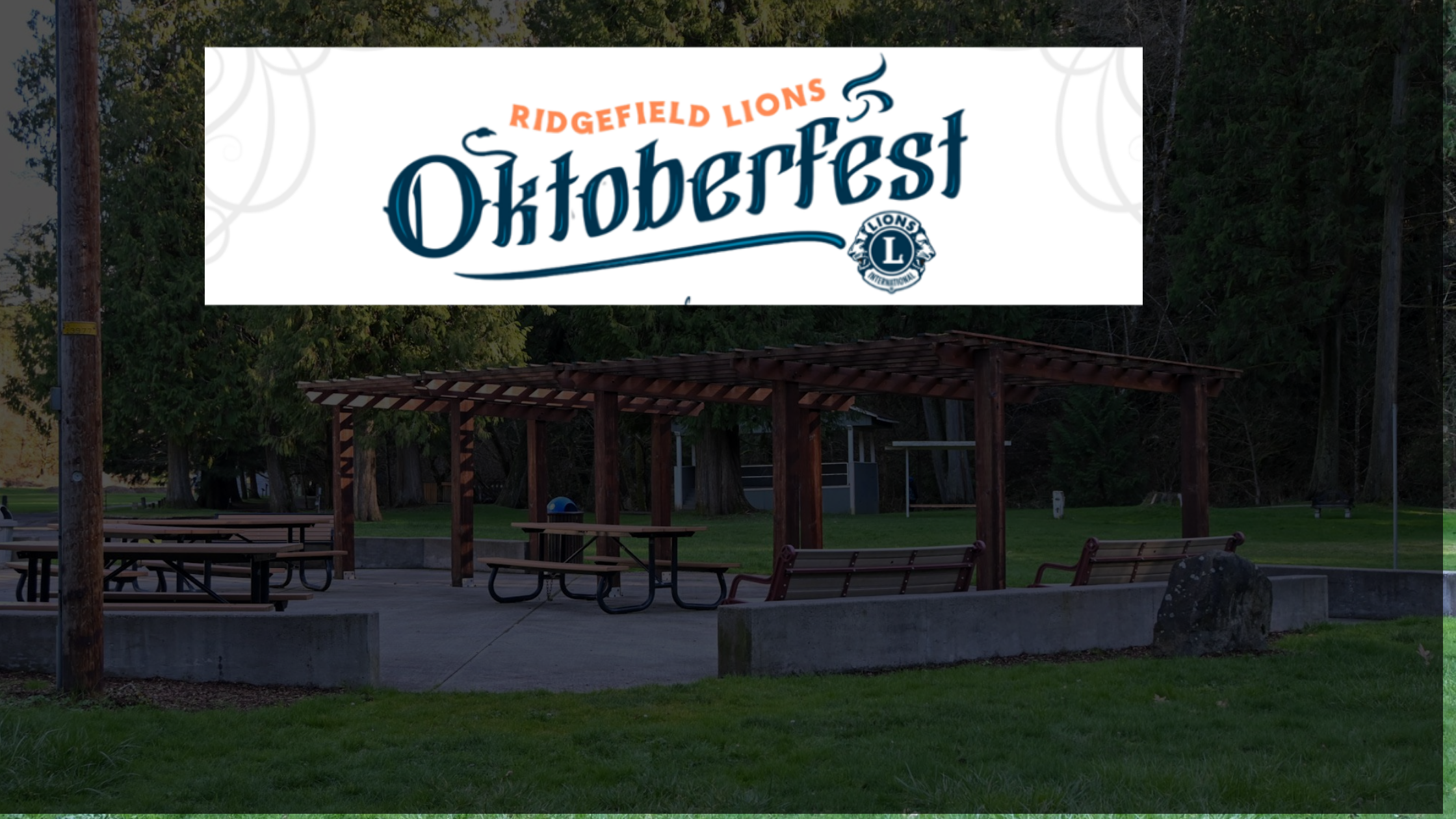 Crowd at the Ridgefield Lions Oktoberfest at Abrams Park