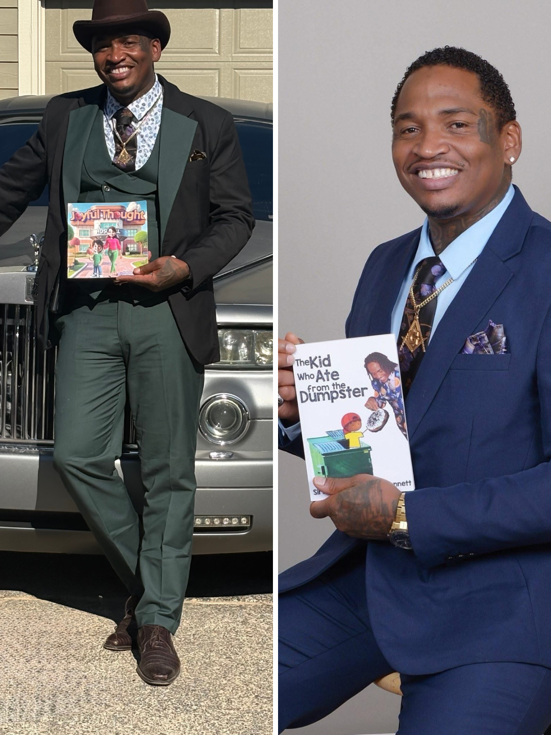 Sir Benjamin Bennett holding books