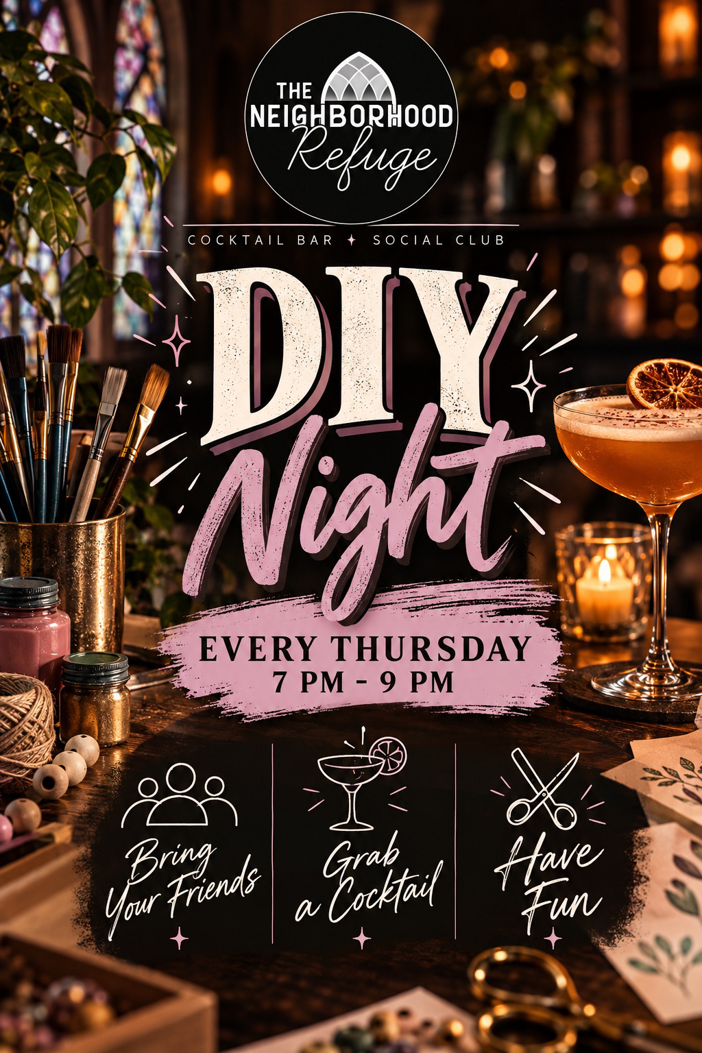The Neighborhood Refuge on South Main Avenue in downtown Ridgefield DIY nights